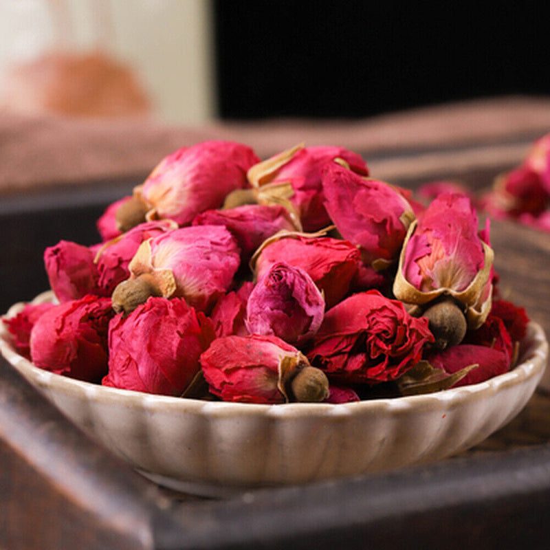 Chinese Flower Red Rose Bud Tea Aroma Dry flowers Floral Herbal Blooming Tea