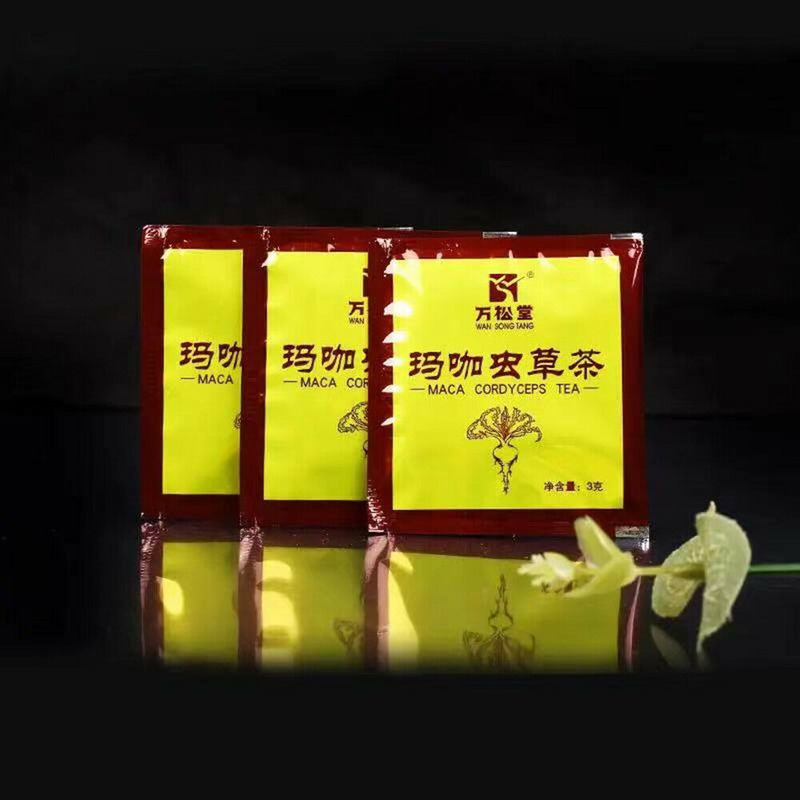 100% Natural Cordyceps Militaris MACA Tea Energy Cordyceps Maca Tea 虫草玛咖五宝茶