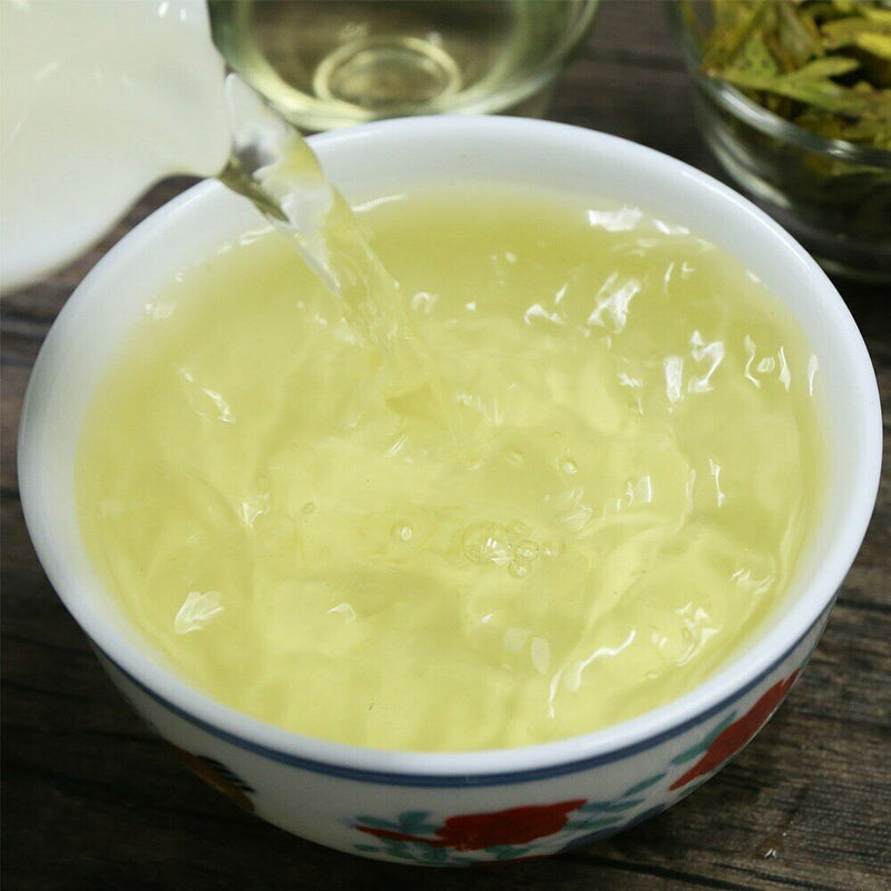 Chinese Green Tea Dragon Well Lung Ching Tea Xihu Long Jing Longjing 100g