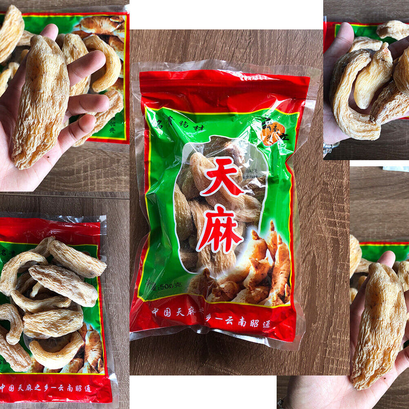 15 Pieces Organic Green Food Health Care Natural Tianma Healthy Herbal Tea 500g