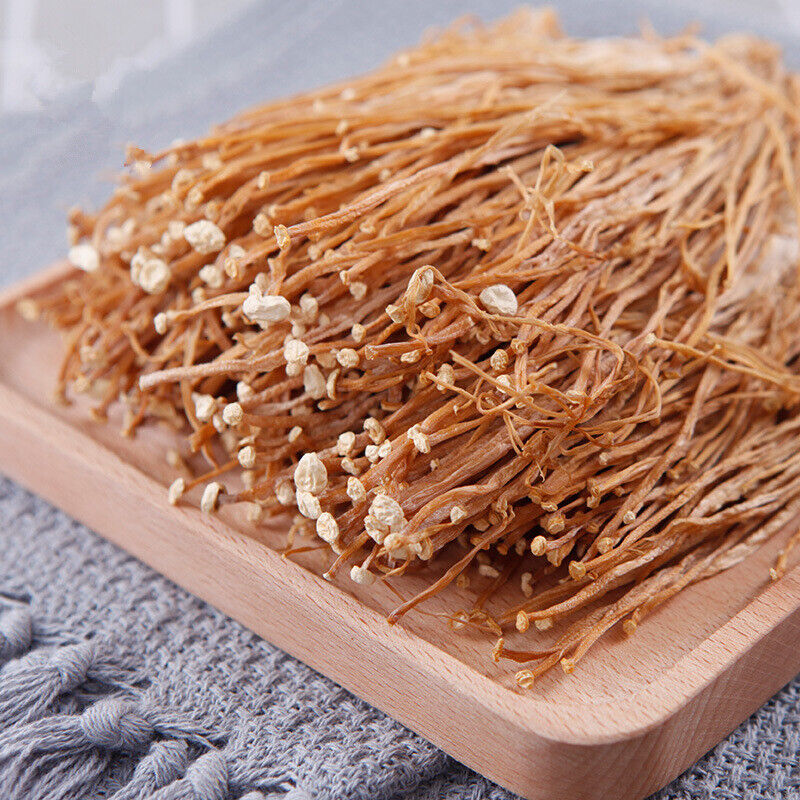 Chinese Flammulina Velutipes Dried Ecology Enokitake Enoki Mushroom 50g-500g