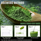 HelloYoung Barley Green Grass Juice Powder with Rich Dietary Fiber, No Addtives