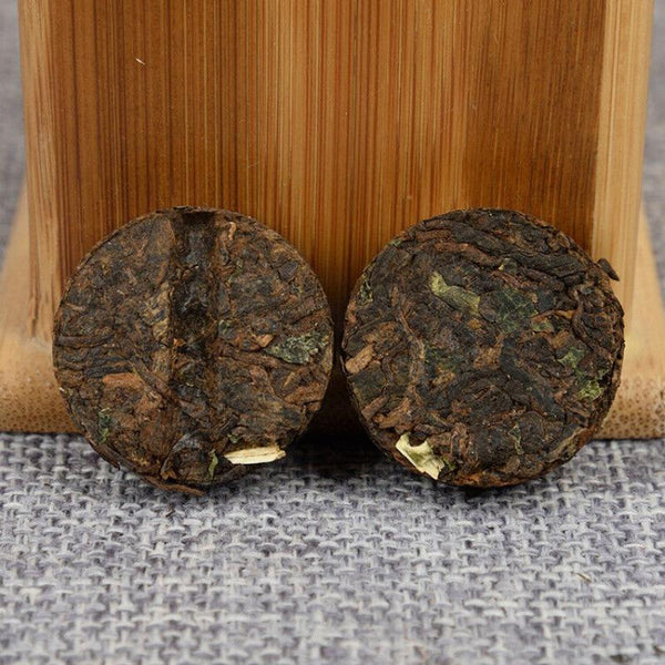 CIFbuy 500g Yunnan Puerh Tea Glutinous Rice Tuo Tea Menghai Golden Bud Mini Tuo Tea