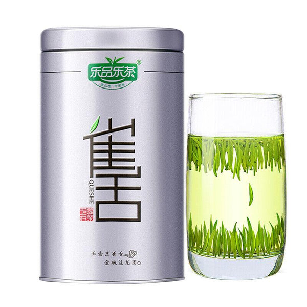 CIFbuy LEPINLECHA Ming Qian Silver Jar Que She Sparrow's Tongue Chinese Green Tea 100g