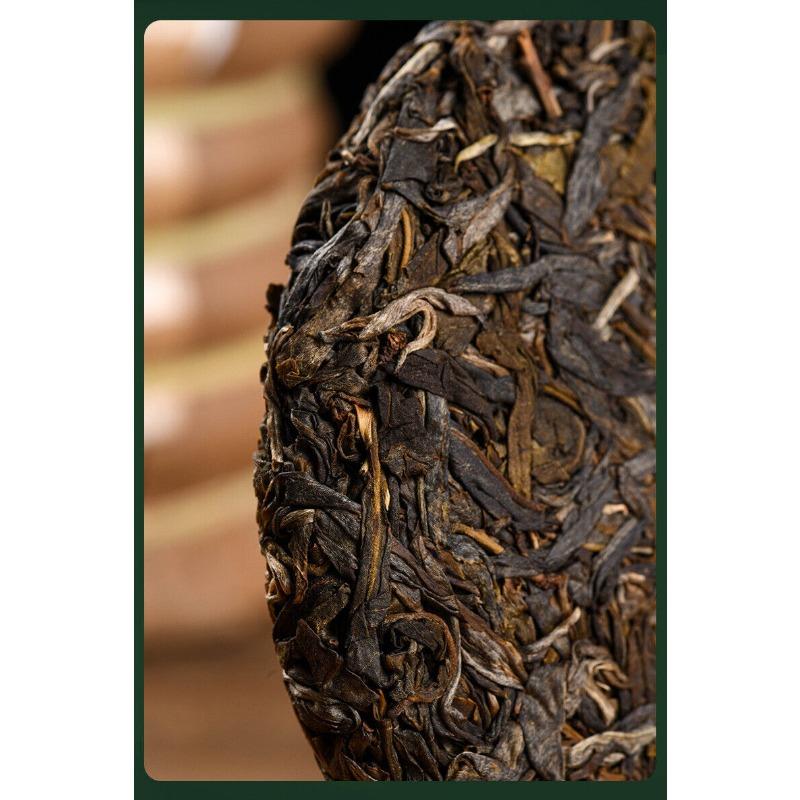 CIFbuy Tangli Spring Puer Raw Tea Cake Ziling Peacock Puerh Grain Tea Big Leaf Tea 200g