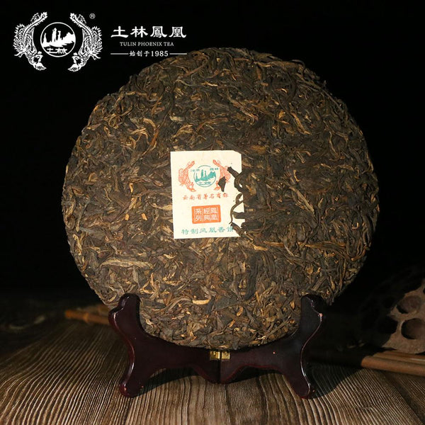 CIFbuy TuLin Phoenix Old Puer 2012 "Special Xiang Bing" Sheng Pu'er Tea 380g 图林凤凰老普洱 2012年“特别香饼”生普洱茶 380克