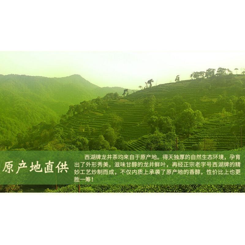 CIFbuy West Lake Brand Rainbow Strong Fragrance Longjing Tea Single Bag  100g
