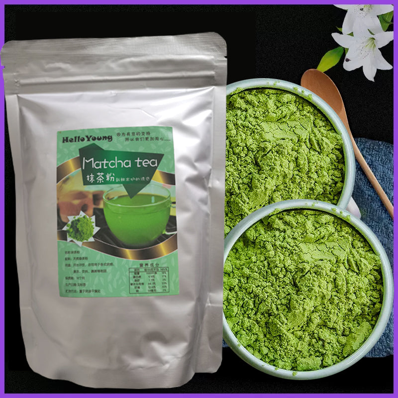 green tea powder Matcha Slimming Products for Weight Loss 250g Natural Organic Ketogenic Diet Vegetarian Food Rich in Antioxidant Main image