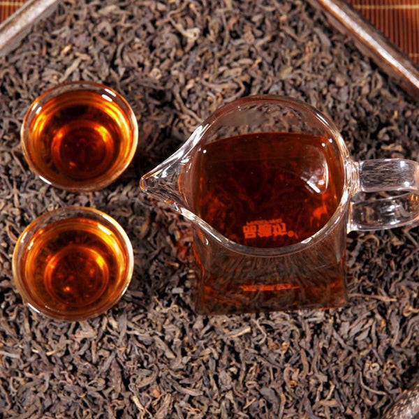 CIFbuy Organic Ripe Pu-erh Tea Loose Leaf Yunnan Black Puer Chinese Fermented Tea