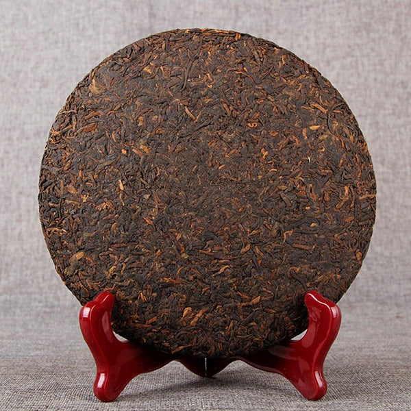 CIFbuy 2009 Menghai Old Ban Zhang Ripe Pu'er Aged Tree Shu Pu'er 357g