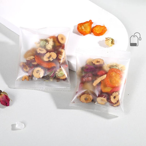 CIFbuy 180g 15 Bag Natural Babao Tea Includes Longan Rose Jujube Herbal Tea Health Care