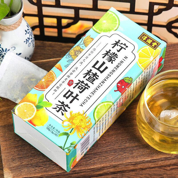 CIFbuy Chunzitang Lemon Hawthorn Lotus Leaf Tea 150g