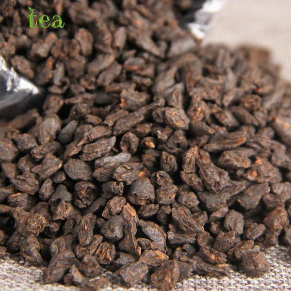 CIFbuy Tea leaves, glutinous rice, fragrant tea, fossils, Puer tea, ripe tea, ancient trees, broken silver, old tea, fossilized tea remains, canned gifts