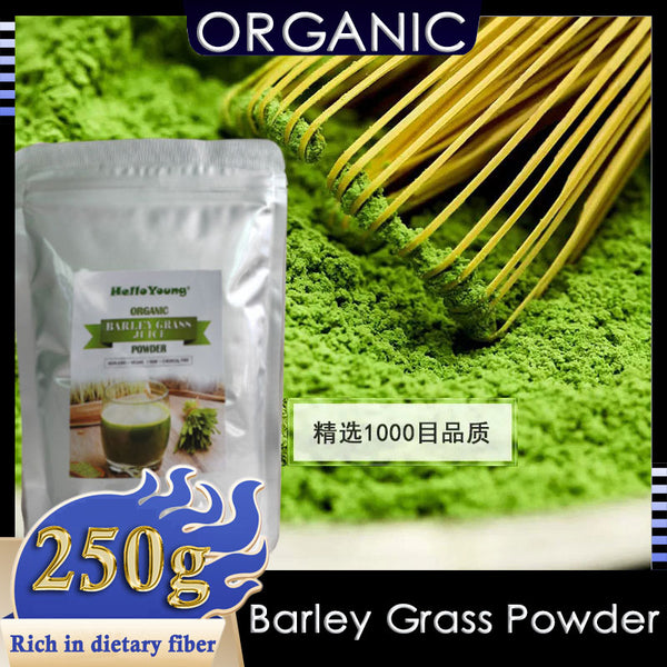 Pure Organic Barley Grass Original Powder Juice Drink 250g Gluten-Free Soy-Free Vegan & Paleo – Daily Greens Booster
