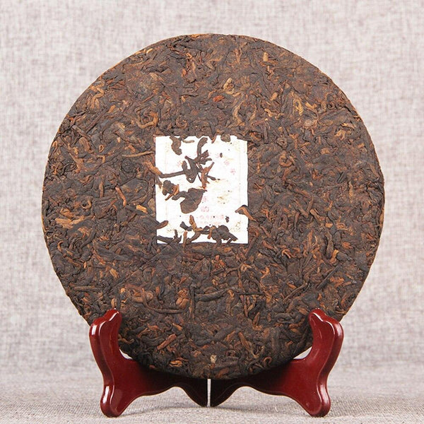 CIFbuy 2008 Palace and Charm of Time Qizi Bing Ripe Puerh Tea "GongTing ChenYun" Shu Puerh Tea, 357g
2008年宫廷陈韵七子饼熟普洱茶，时光之韵，357克