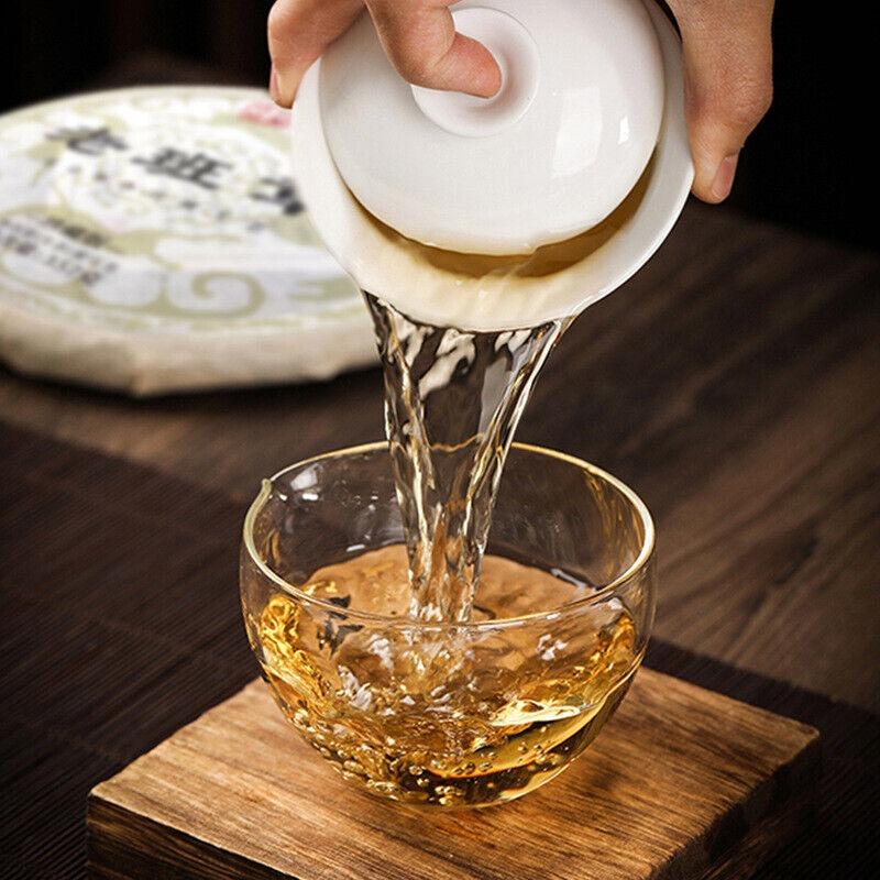 CIFbuy 357g Tea Cake Old Banzhang Pu'er Tea Raw Tea Cake Healthy Drink