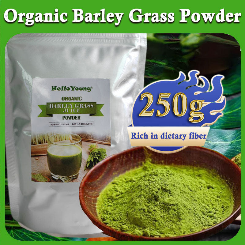 Barley Grass Powder Original 100% Pure And Organic Green Tea Barley Grass Powdered Drink lowering cholesterol, beautiful skin, healthy slimming drink Main image