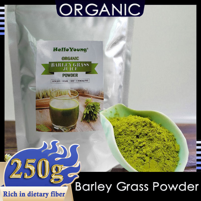 Barley Grass Powder Original 100% healthy Pure Organic Barley for weight loss body detox keto diet Barley grass powder burning fat, purifying liver Main image