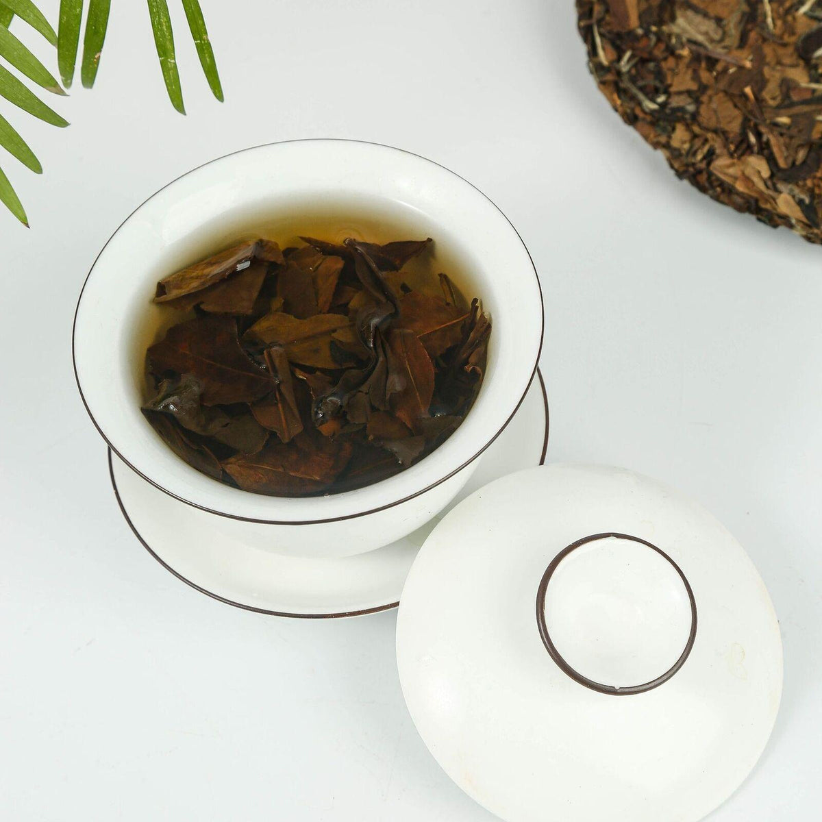 CIFbuy 350g Old White Tea Fuding White Tea White Peony Gongmei Tea Shoumei Tea Cake