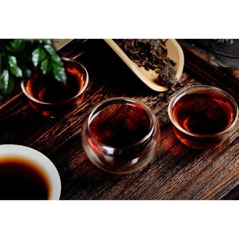 CIFbuy Tong Qing Hao Pu-erh Tea Cake Yiwu Mt. Old Tea Ripe Puer Cooked 357g/12.59oz