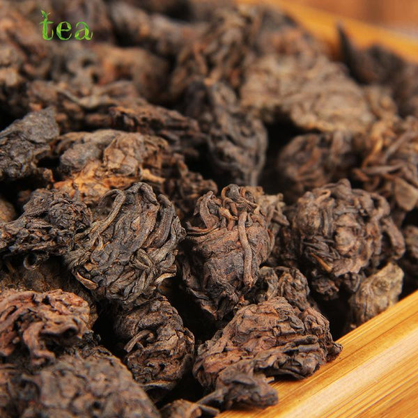 CIFbuy Yunnan Pu'er Tea 8 Year Aged Natural Tuocha Mengku Golden Bud Old Tree Loose Leaf Medium Size