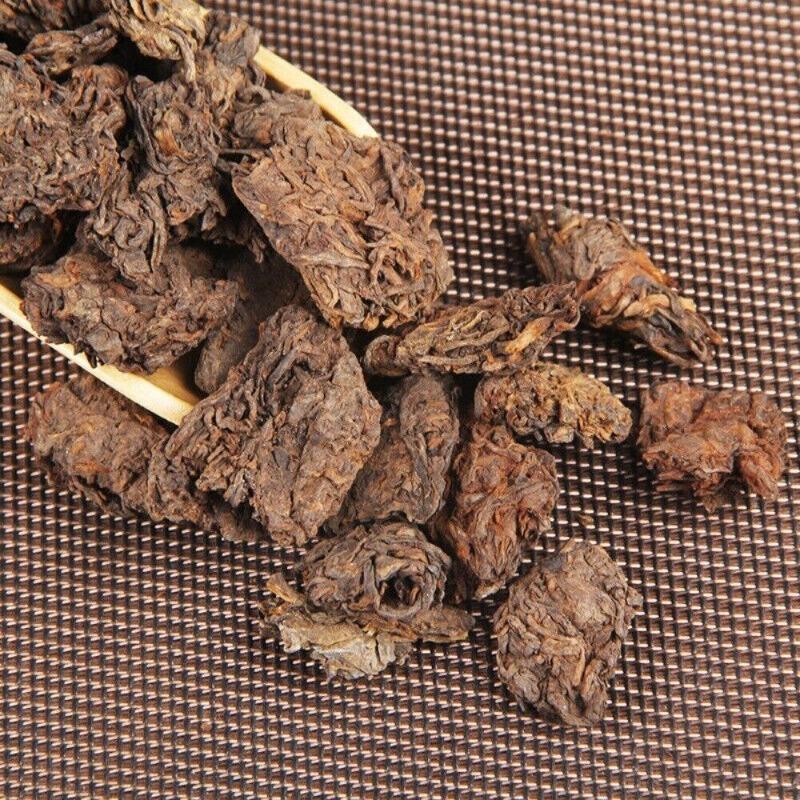 CIFbuy Supreme Aged Golden Buds Lao Cha Tou Pu'er Pu-erh Loose Tea Puer Ripe Shu 250g Main image