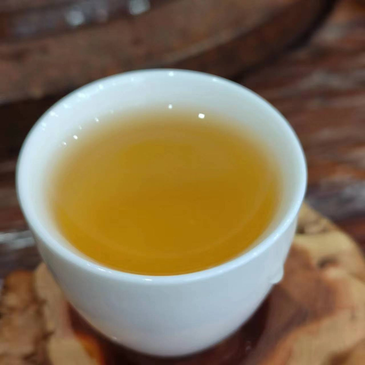 CIFbuy Myanmar Ancient Tree Raw Pu-erh Cake 357g - Wild Sheng Cha, Large Leaf