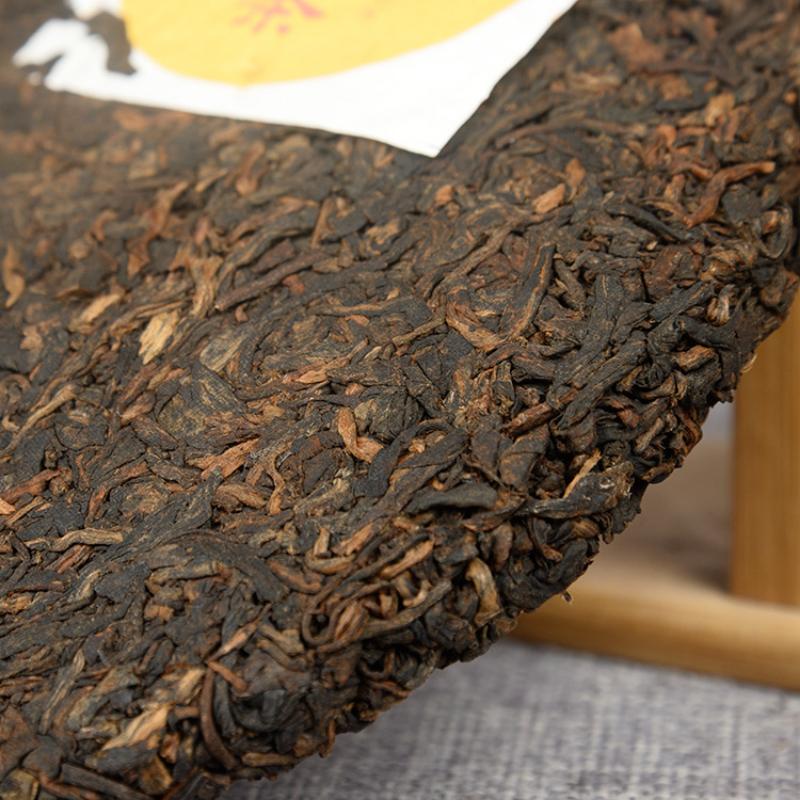 CIFbuy 357g Organic Old Tree Tea Yunnan Pu-erh Ripe Tea Cake Big Golden Bud Mellow Tea