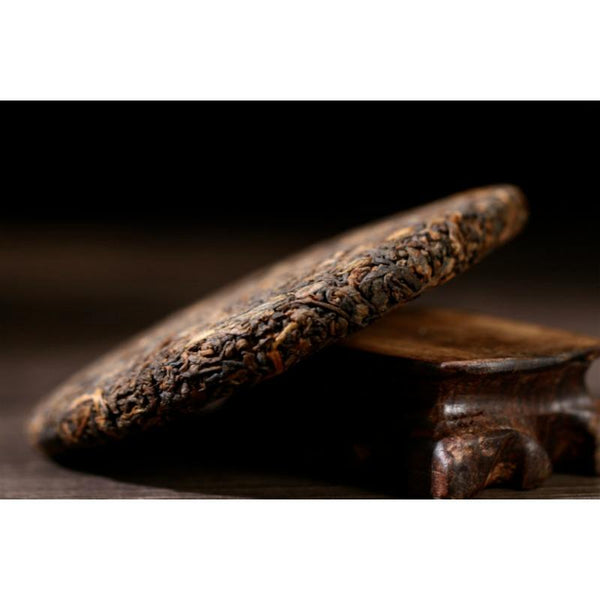 CIFbuy Yunnan Pu'er Tea 100g Ripe Cake Aged Old Tree Tea Golden Bud Ripe Tea