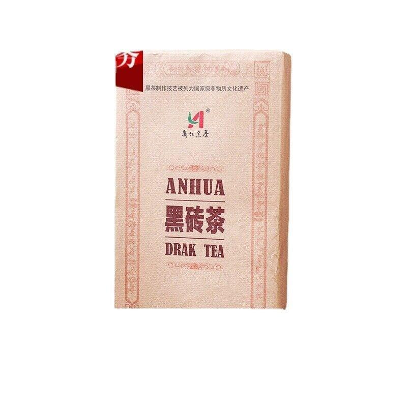 CIFbuy 1kg Hunan Anhua Black Tea Black Brick Tea Old Original Leaf Black Brick Tea