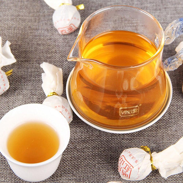 CIFbuy Yunnan Shai Hong Black Tea Dianhong Dragon Pearl Tuocha 100g