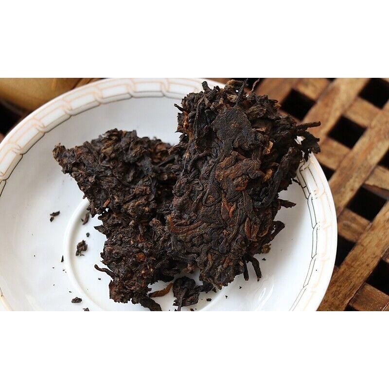 CIFbuy Li Ming 7590 Octagonal Pavilion Yunnan Aged Pu-erh Tea Cake 357g Ripe Puer