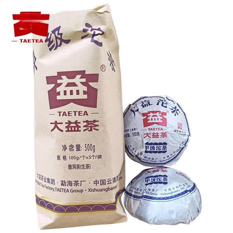 CIFbuy TAETEA 2022 Year Menghai Dayi Jia Ji Tuo Cha Pu-erh Tea Tuo Raw Pu'er Tea 500g