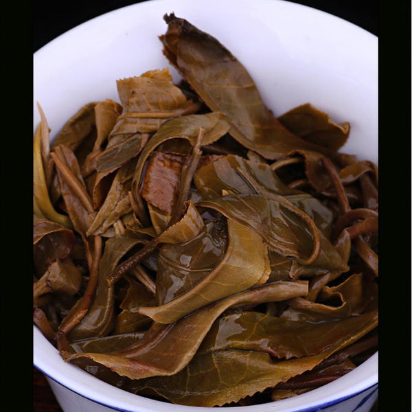 CIFbuy 357g Pu-erh Raw Tea Cake Yunnan Qizi Puerh Tea Pu'er Tea Cake Chinese Green Tea