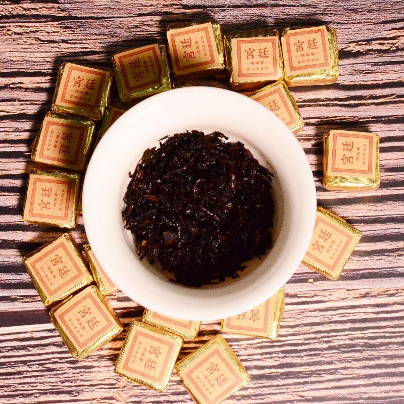 CIFbuy Yunnan Jindian Small Square Brick Black Tea Leaves Glutinous Fragrance Brick Tea