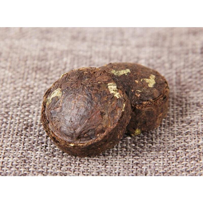 CIFbuyYunnan Lotus Leaf Pu'er Ripe Tea 500g Scented Tea Xiaotuo Tea Herbal Tea