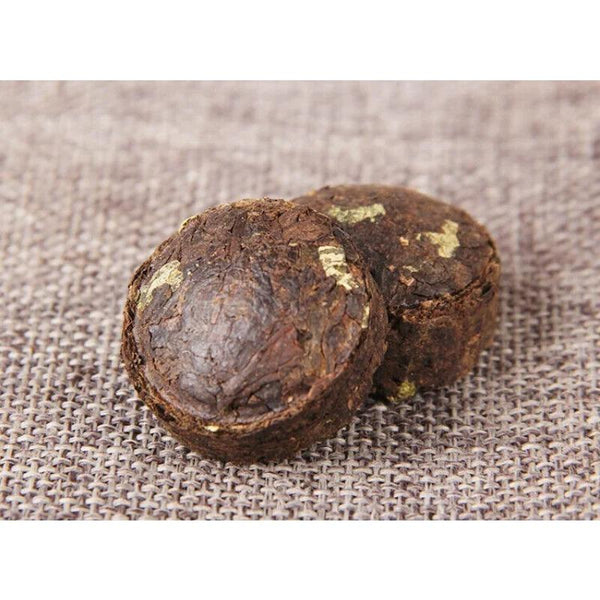 CIFbuyYunnan Lotus Leaf Pu'er Ripe Tea 500g Scented Tea Xiaotuo Tea Herbal Tea