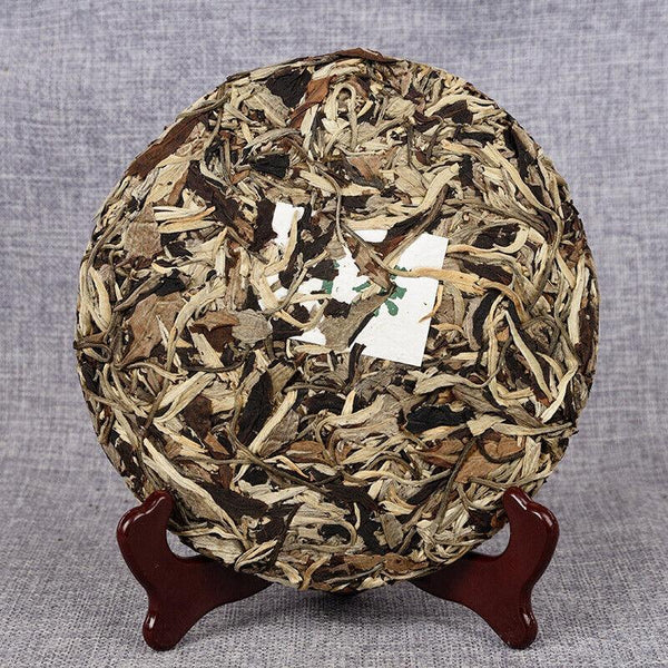 CIFbuy 357g/cake Yunnan White Tea Old Tree Moonlight White Long Jiao Mei Ren White