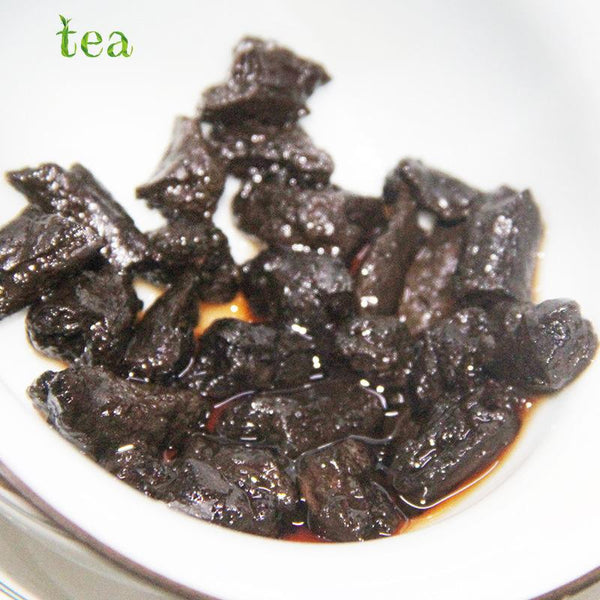 CIFbuy 500g Fossil Puer Tea with Sticky Aroma, Glutinous Rice Aroma, Crushed Silver, Yunnan Mature Tea with Sticky Aroma, Gift Box