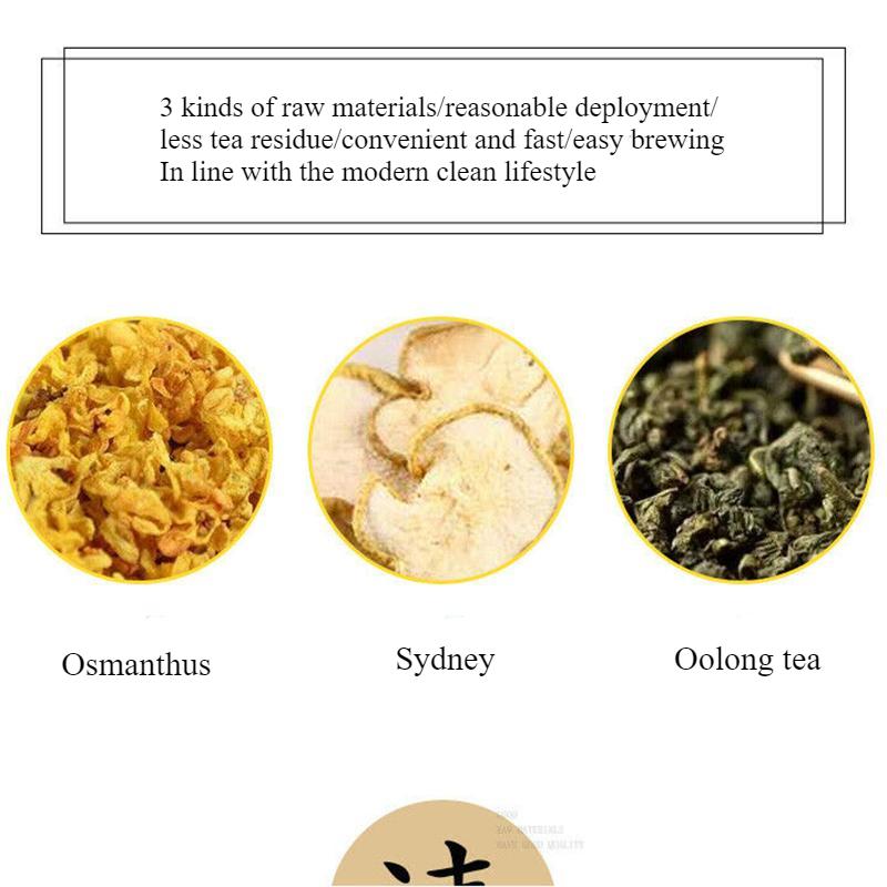 CIFbuy Osmanthus Flowers Snow Pear Oolong Tea Chinese Herbal Tea Bags 60g 3g X 20 Bags