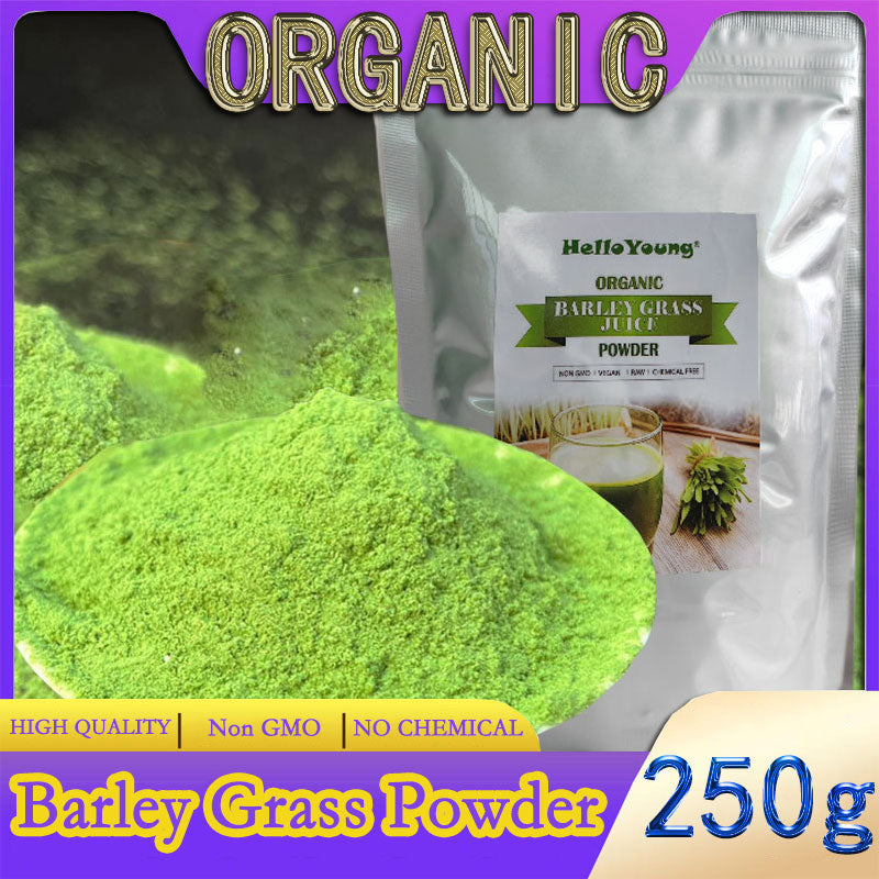 barley powder pure organic Organic Barley Grass Powder original 250g barley grass official store Main image