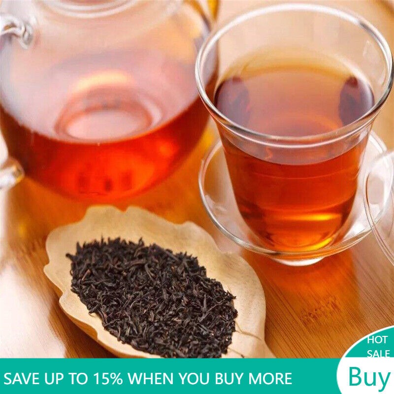 China 100g Black Puer Tea Ripe Pu-erh Red Tea Yunan Canned Green Food Beauty Tea Secondary image