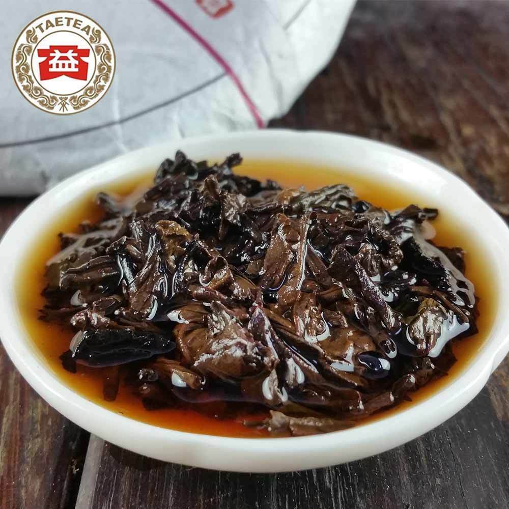 CIFbuy 357g TAETEA Pu'er 7592 Ripe Tea Cake Aged Puerh 100% Original