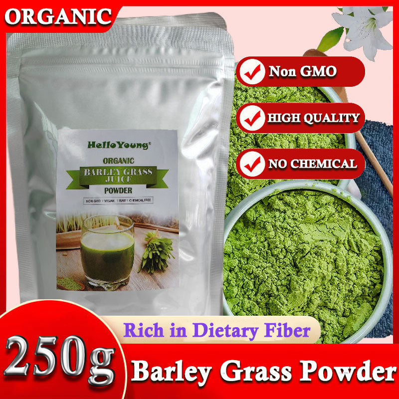 Organic Barley Grass Powder original 250g moistening intestines, Support Immune System and Digestion, Vegan Main image