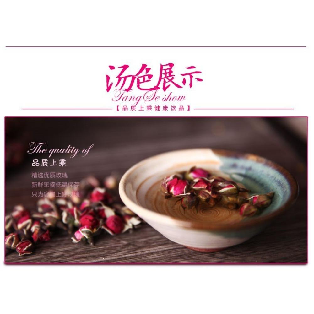 CIFbuy Dried Rose Buds Flower Tea Cake Natural Herbal Infusion Premium Quality