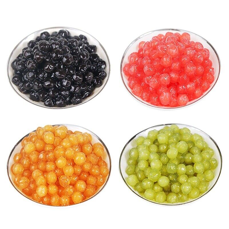 Instant Tapioca Pearls Black Sugar Boba Quick Cook Milk Tea Shop Topping
