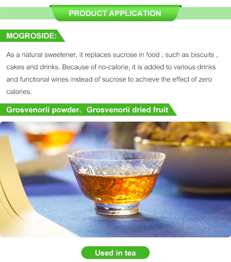 Monk Fruit Korni Monk Fruit Granules Confectioners Luo Han Guo Sweetener