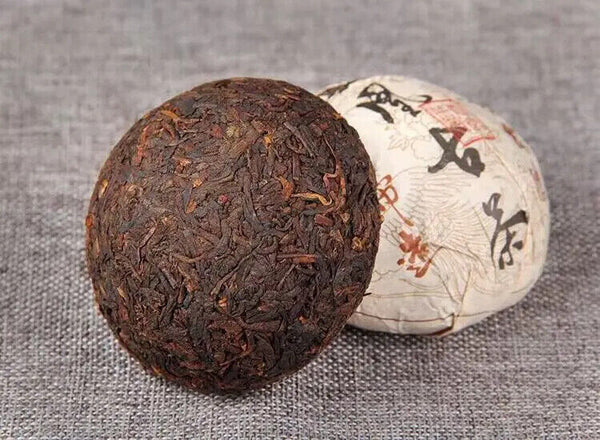 Strong Taste Puer Tea Chinese Yunnan Fenghuang Compressed Fermented Shu Pu 100g