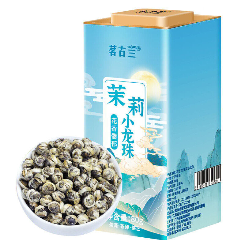Mingulan Jasmine Dragon Ball Tea Flower Tea Tea Jasmine Green Tea 80g/can