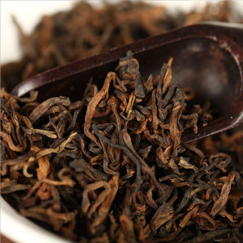 500g Yunnan Puerh Tea 2018 Menghai Ancient Tree Golden Bud Loose Tea Cooked Tea Main image